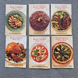 Homemakers Recipe Collection of the Year Cookbooks 90s Vintage Set Of 6